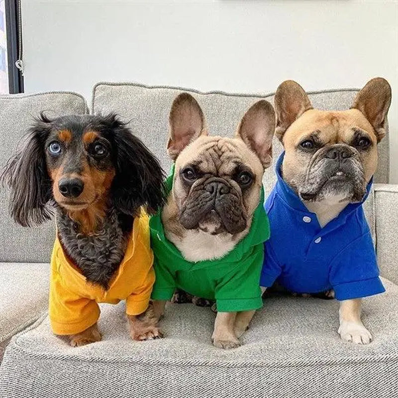 Parisian Pet 'Polo' Pet T-Shirt – Comfortable & Lightweight 