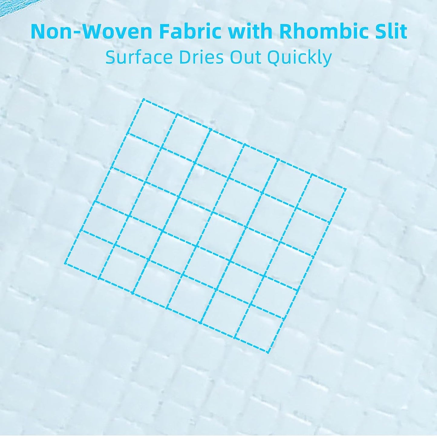 Super-Absorbent Waterproof Dog and Puppy Pet Training Pad, Blue (22"X22"(100Pcs))