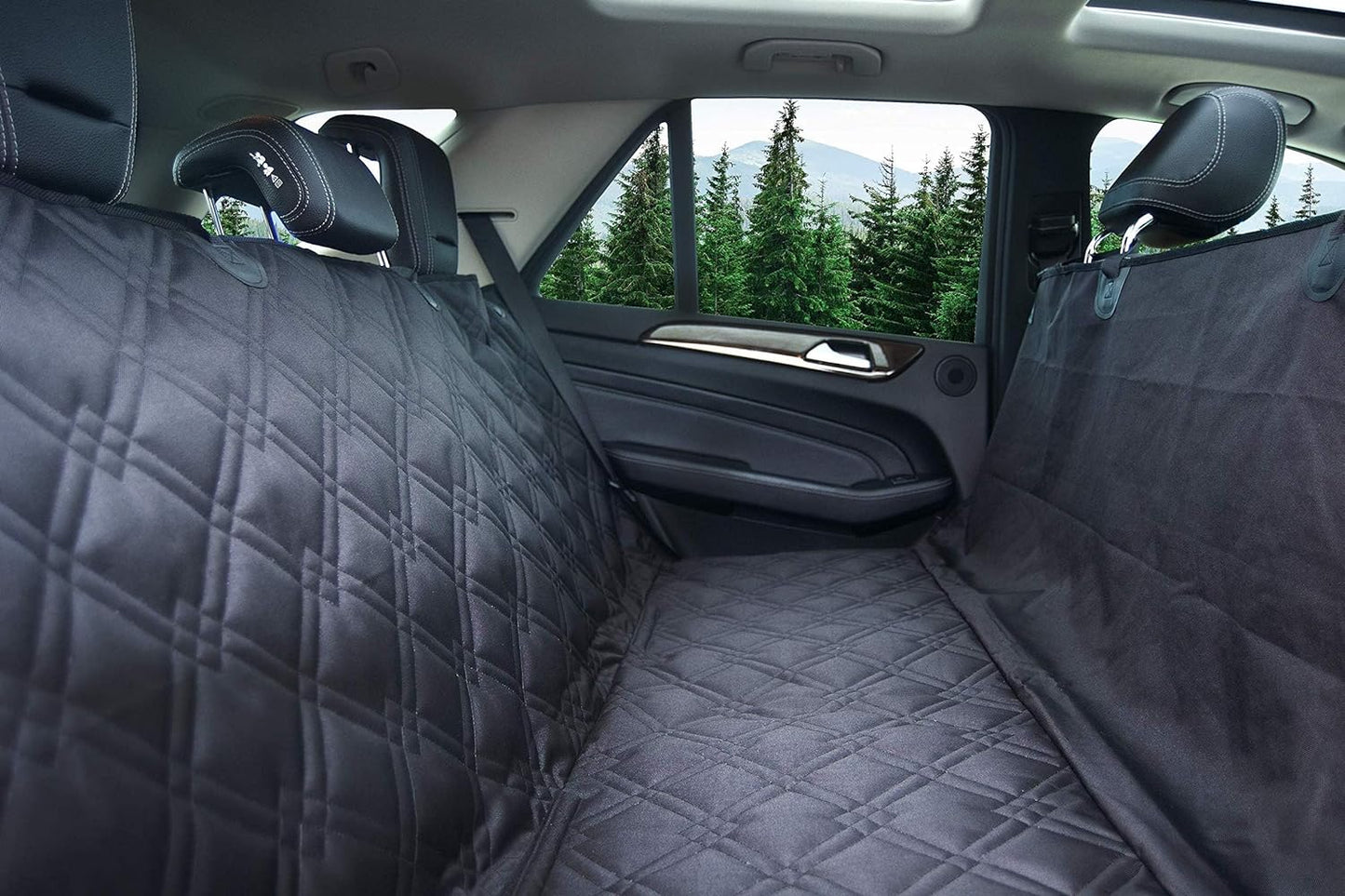 Dog Car Seat Cover for Back Seat 58"X56" Waterproof Pet Seat Cover SUV - Dog Hammock (Large)