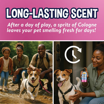 Deodorizing Dog & Cat Perfume & Conditioner - Gentle & Safe Formula, Made in USA (Baby Powder 4 Fl Oz)