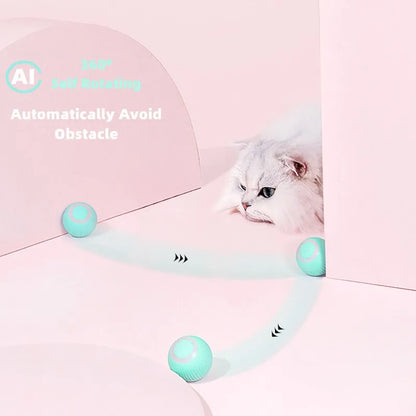 Interactive Automatic Rolling Magic Ball Interactive Cat Toy 