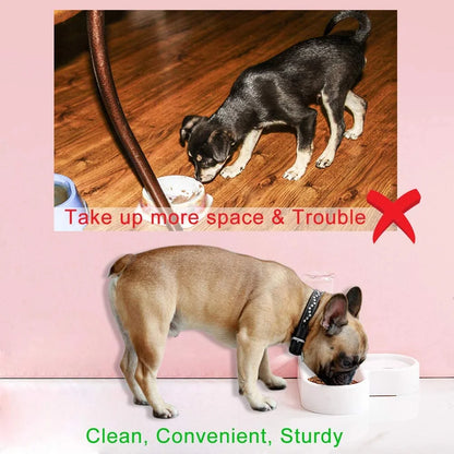 Pet Bowl - Home Automatic Water Dispenser Cats, Dogs, Easy Clean Food Dish