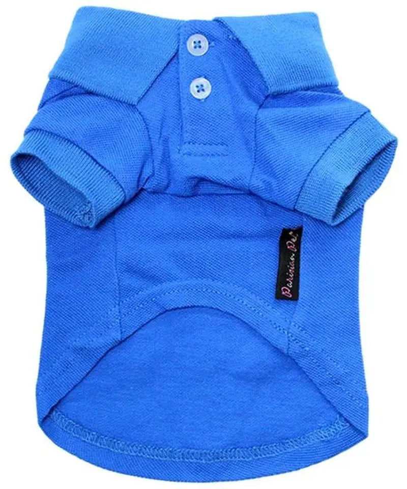Parisian Pet 'Polo' Pet T-Shirt – Comfortable & Lightweight 