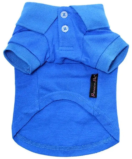 Parisian Pet 'Polo' Pet T-Shirt – Comfortable & Lightweight 
