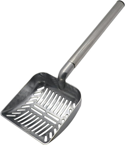 Stainless Steel Cat Litter Scoop 23 Inches Telescoping Litter Scoop with Long Handle
