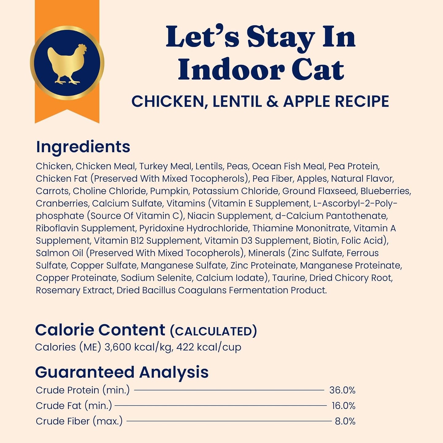 Solid Gold Indoor Dry Cat Food - Grain Free & Gluten Free - Chicken - Sensitive Stomach & Hairball Support for Adult Cats - 12LB