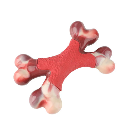 Tough Dog Bone Toy, Durable Nylon Dog Teething Chew Toys for Large/Medium Dogs