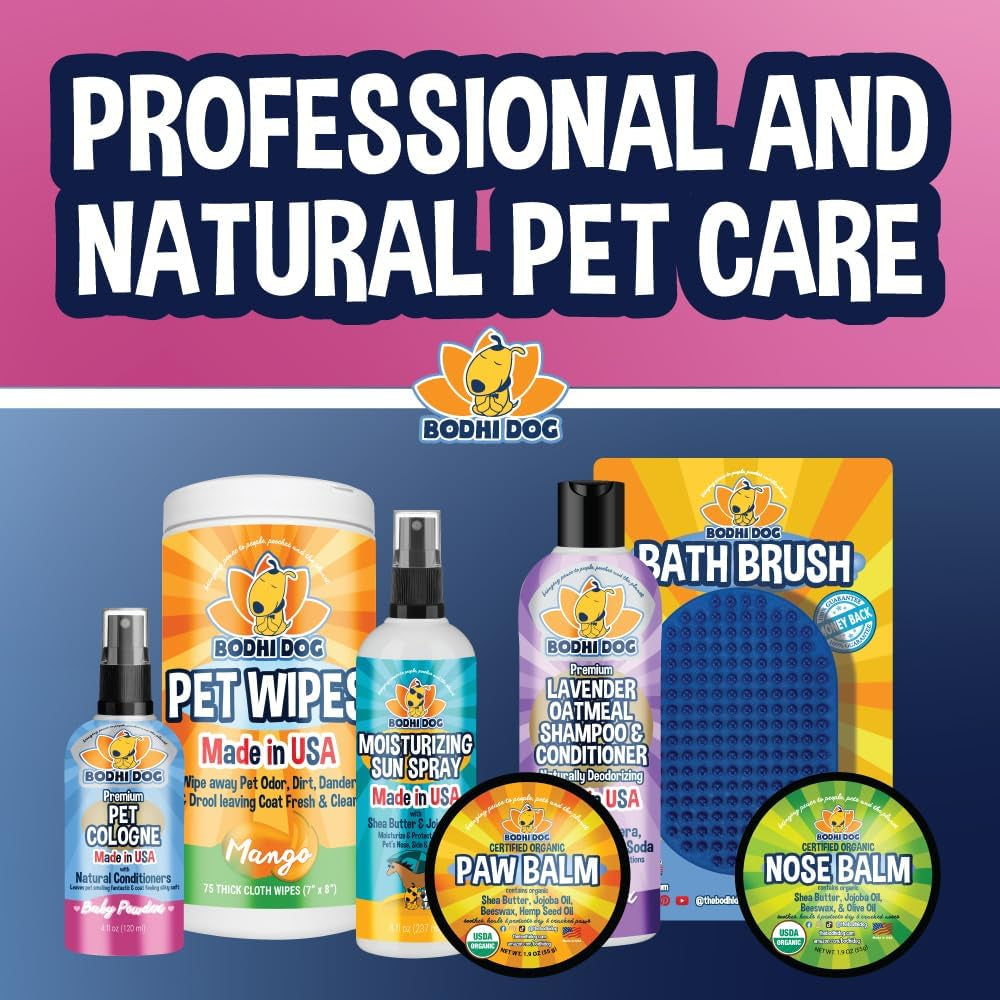 Deodorizing Dog & Cat Perfume & Conditioner - Gentle & Safe Formula, Made in USA (Baby Powder 4 Fl Oz)