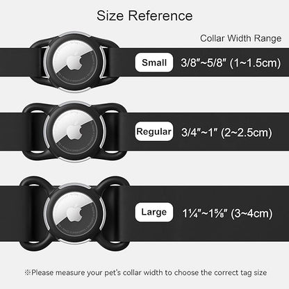 Soft Silicone Air Tag Holder for Collars 