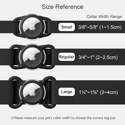 Soft Silicone Air Tag Holder for Collars 