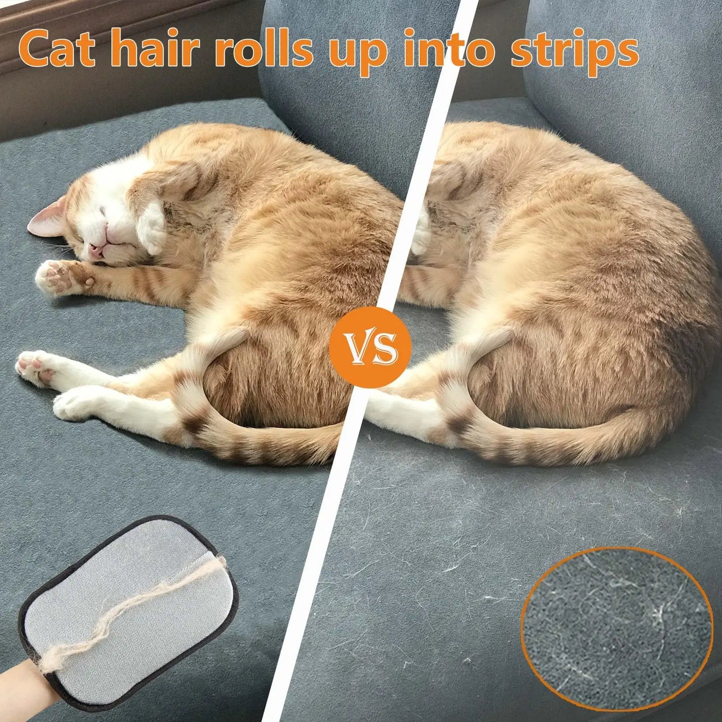 Reusable Magic Brush Pet Hair Remover Tool for Furniture and Carpet