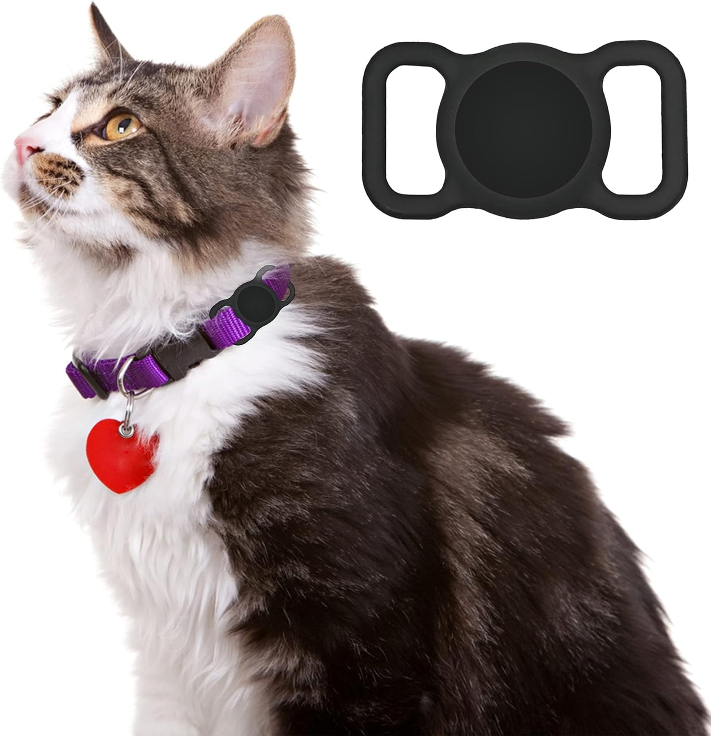 Soft Silicone Air Tag Holder for Collars 