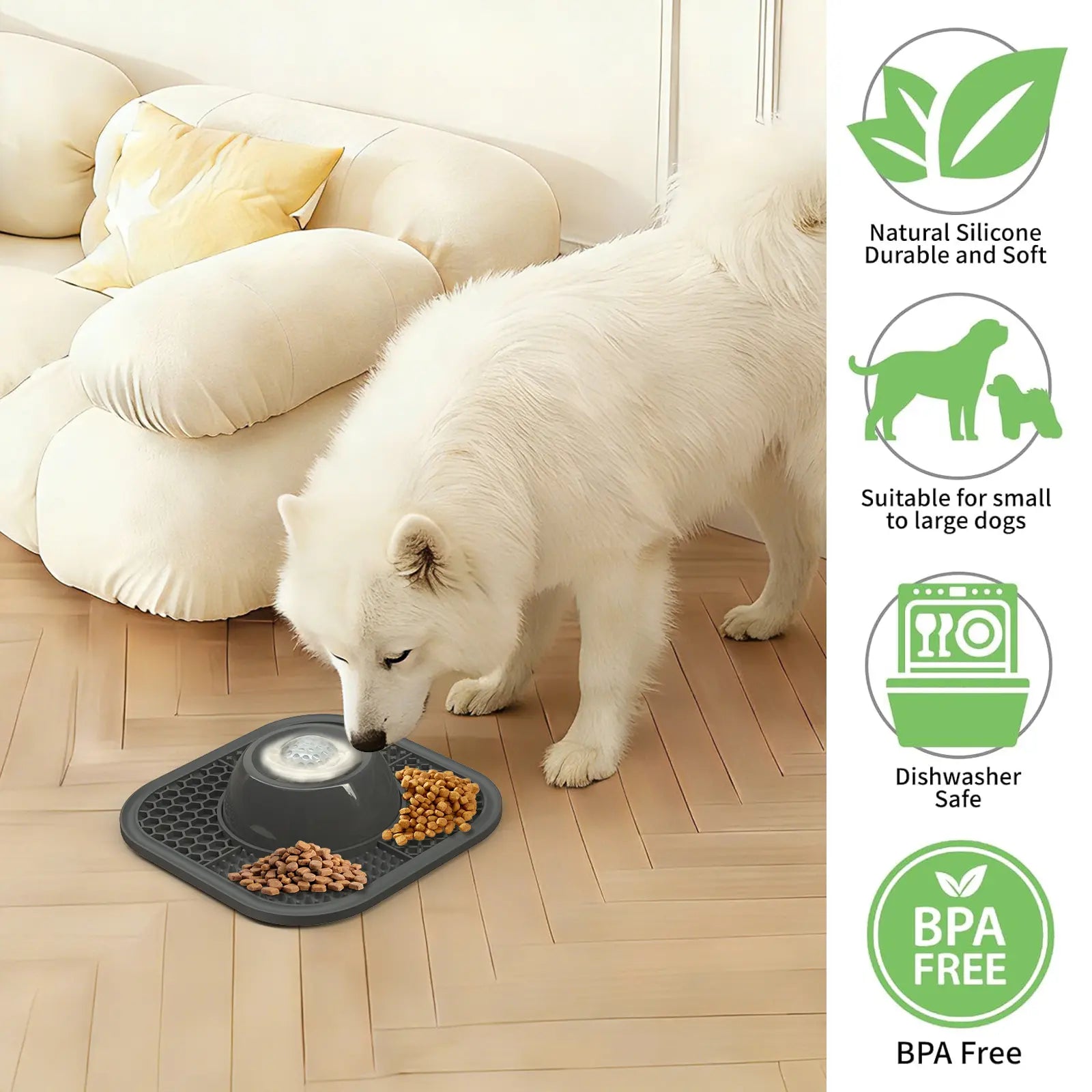 Slow Feeder and Liquid Treat, Bone Broth Dog Lick Bowl