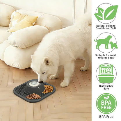 Slow Feeder and Liquid Treat, Bone Broth Dog Lick Bowl