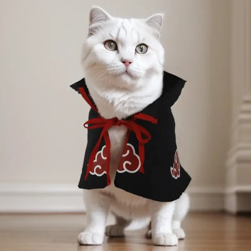 Pet Cloak Cosplay Costume – Anime Ninja Cape for Cats and Dogs