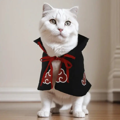 Pet Cloak Cosplay Costume – Anime Ninja Cape for Cats and Dogs