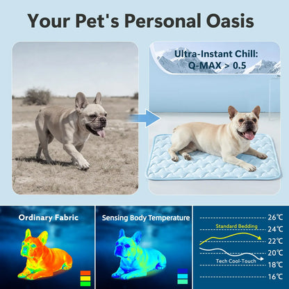 Dog Cooling Pad - Snag Resistant and Machine Washable