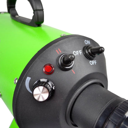 High Velocity Dog Pet Grooming Dryer W/Heater (Model: Flying One, Green)