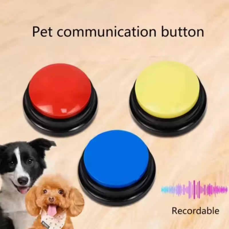 Recordable Pet Toy Speaking Buttons 
