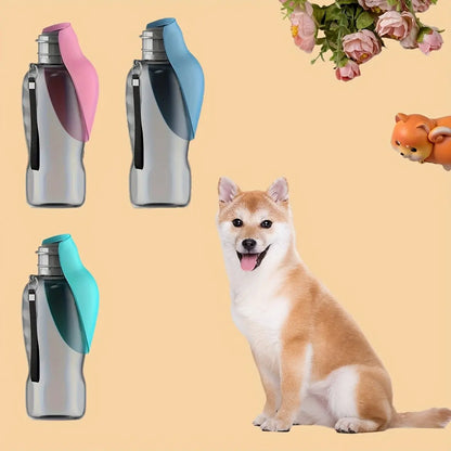 Pet Travel Water Cup, Flip Lid One-Click Release, 800Ml/27Oz Large Capacity
