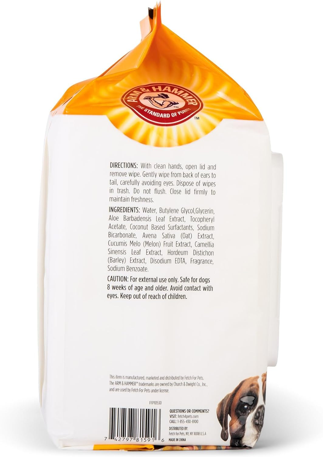 Heavy Duty Dog Wipes - Multipurpose Paw & Butt Cleaners, Deodorizing & Freshening, Mango Scent, 100 Count