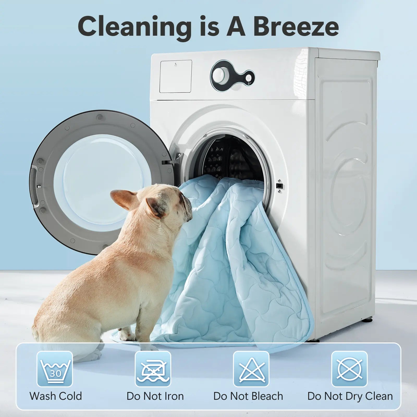 Dog Cooling Pad - Snag Resistant and Machine Washable