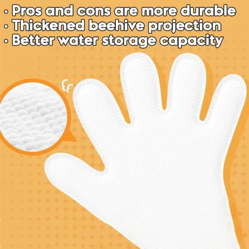 Pet Cleaning Gloves No-Rinse Wipes for Pets 6 Single -Apple Oil Magic Summervibes