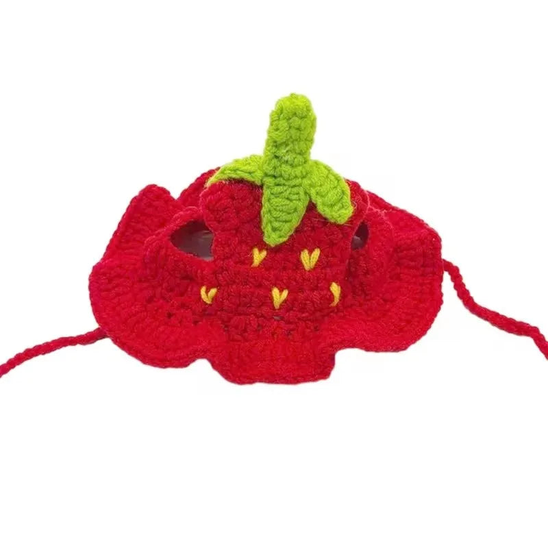 Hand-Made Cat Hat Elastic Woven Headwear