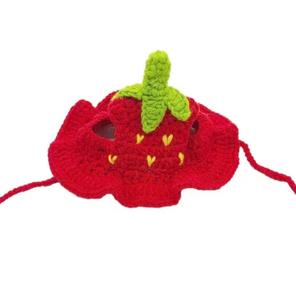 Hand-Made Cat Hat Elastic Woven Headwear