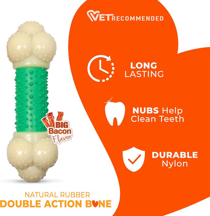 Bone Power Chew Toy for Dogs- Bacon Flavor, X-Large 