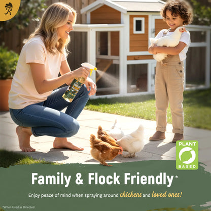 Reliant Pet Chicken & Coop Poultry Spray for Mites, Lice, Ticks, Fleas and Flies 