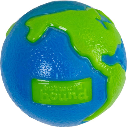 Orbee-Tuff Planet Ball - Blue/Green Medium Treat-Dispensing Dog Toy